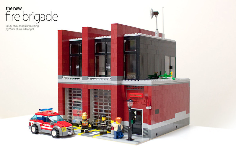 MOC ] Modern Fire Brigade - LEGO Town - Eurobricks Forums