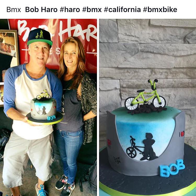 Birthday Cake for Bob Haro the Bmx Legend by Alexa Force-Kraft of Cakebytheocean