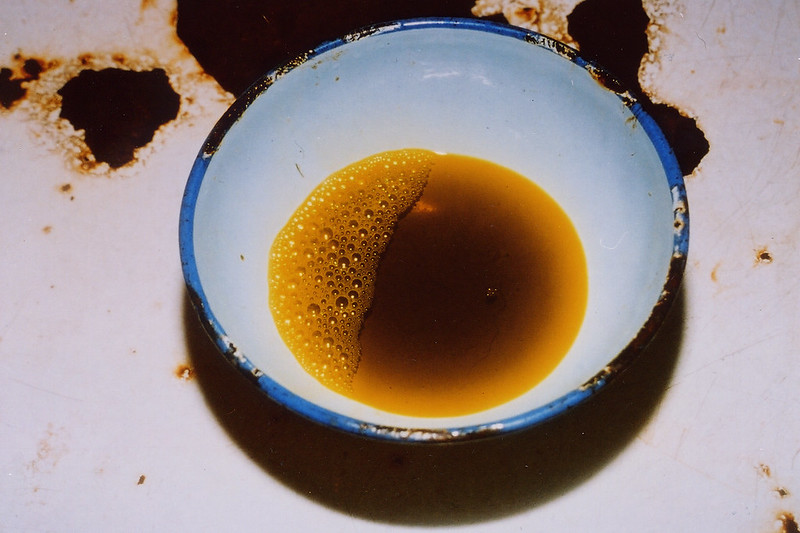 Bowl of bile juice