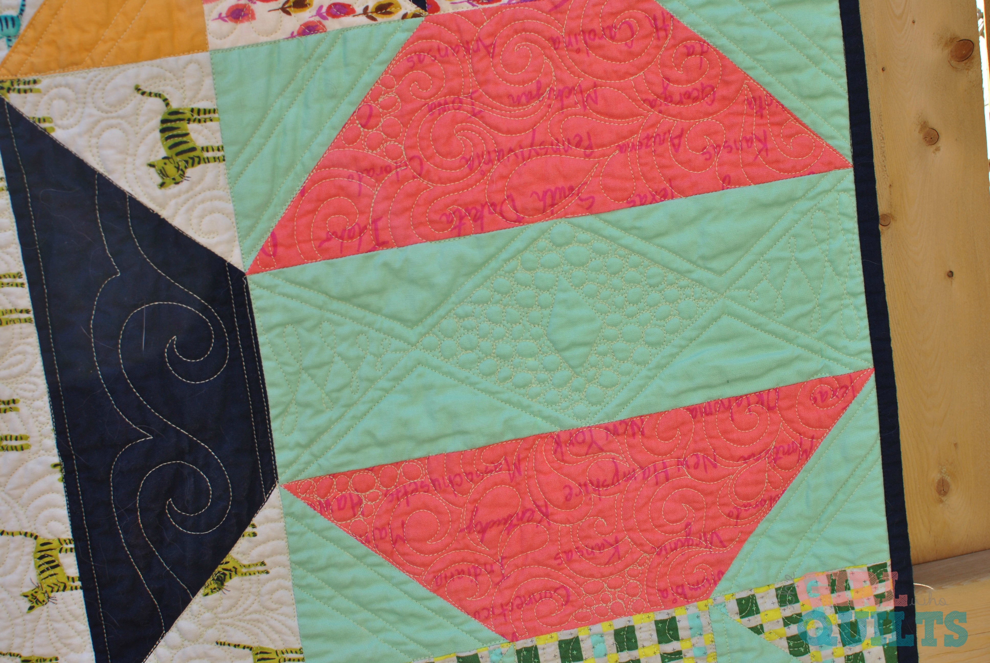 Roundabout Quilt and pillows