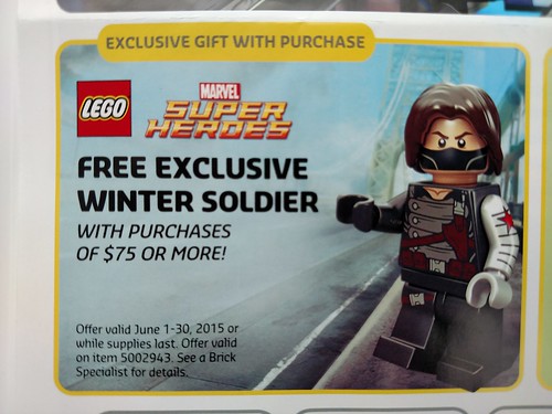 Lego Marvel Super Heroes Minifigure Winter Soldier Polybag