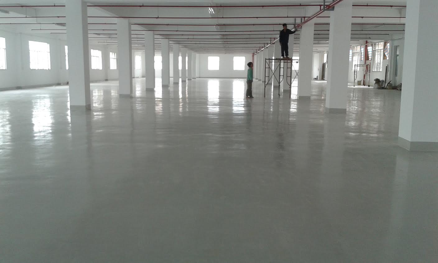 Công ty Phong phú chuyên thi công sơn sàn, nền nhà xưởng tại hcm