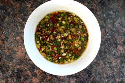 Mu'er Maodou Shala (Wood Ear Mushroom Salad with Edamame)