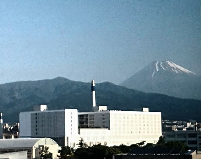 從飯店看富士山及日出 (2)