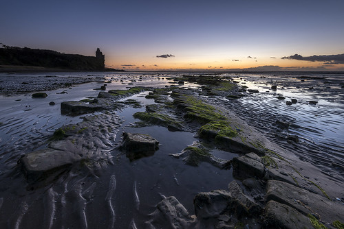 castle beach scotland twilight bluehour ayr ayrshire greenan greenancastle doonfoot nikond800 nikonafsnikkor1635mm14gedvr
