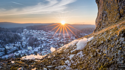 schnee sun snow castle sunrise germany bayern deutschland bavaria sonne sonnenaufgang flossenbürg burg oberpfalz upperpalatinate