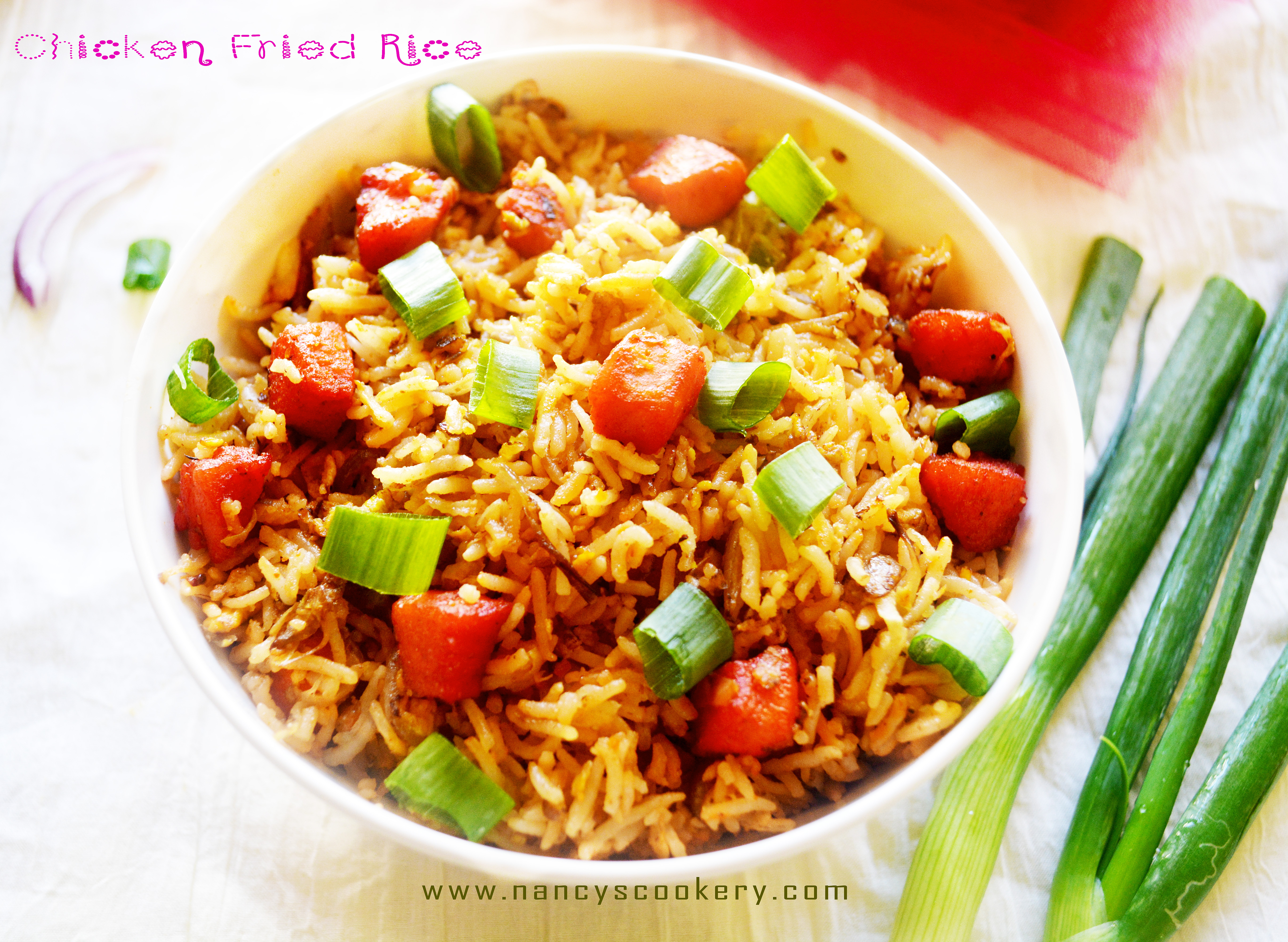 Chicken Fried Rice - Chennai street food style