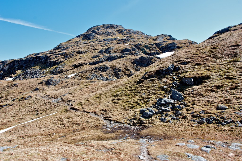 The northwest ridge of Beinn Chabhair