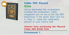 Fobbs 500 Placard