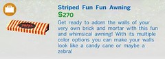 Striped Fun Fun Awning