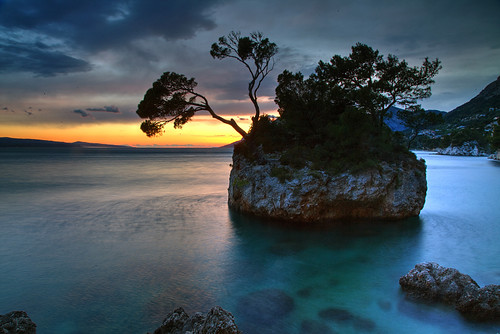 adria brela croacie croatia croazia dalmacija dalmatia horvatorszag hrvatska jadran kroatie makarska mediterranean dusk spring sunset