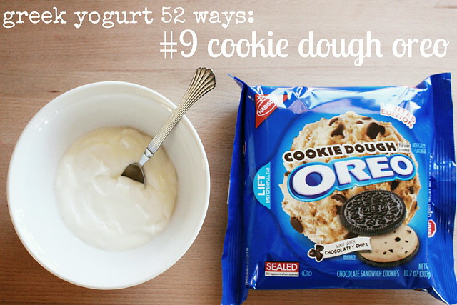 greek yogurt 52 ways: no. 9 cookie dough oreo