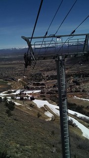 Low snow at Canyons March 2015