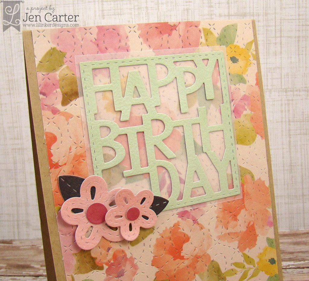Jen Carter Happy Birthday Pastel Closeup 11
