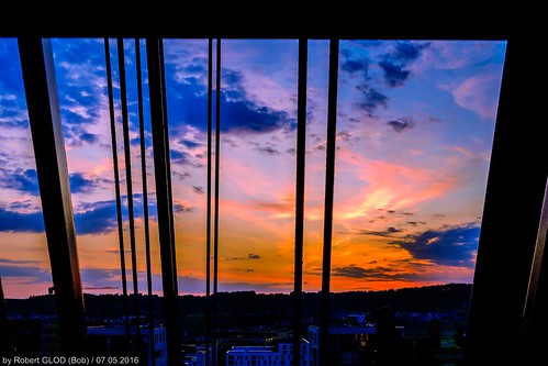 sunset luxembourg lu steelworks eschsuralzette