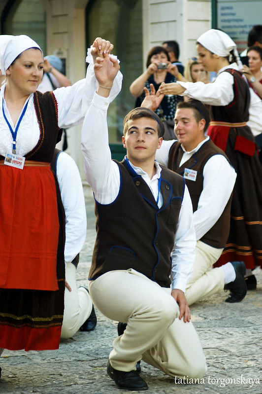 Танец хорватской группы