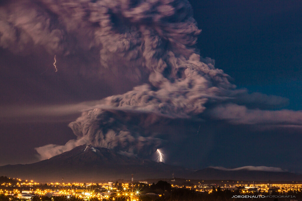 Erupción Volcán Calbuco 22/04/2015