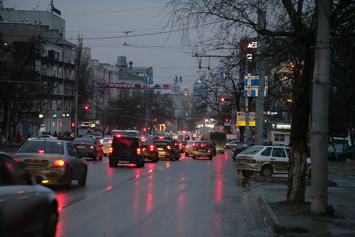 street cycling russia rainy streetphoto rostov rostovondon
