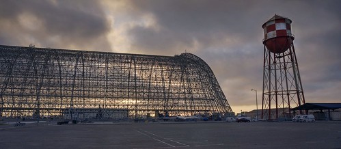 hdr 3xp nex6 photomatix california sanfranciscobay cloudy cloud dawn sunrise day morning sky selp1650 outdoor raw mountainview moffettfield moffettfederalairfield nasaames nasaamesresearchcenter nasa hangarone watertower skeleton structure building abandoned fav200 siliconvalley