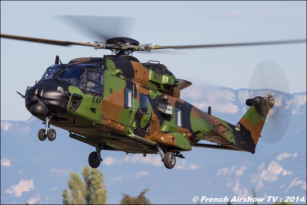 NH-90 Caiman, Airbus helicopter, 60 ans ,ALAT, JPO Gamstat Valence Chabeuil 2014