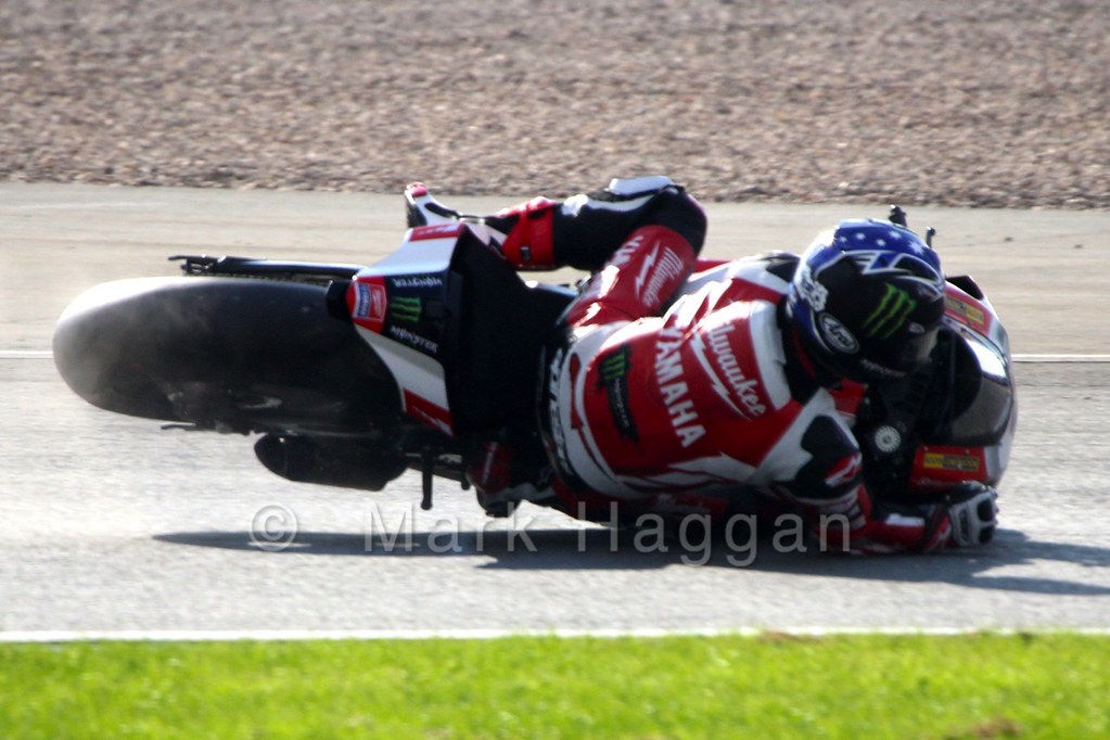 Broc Parkes takes a tumble during the BSB Weekend at Donington Park, April 2015
