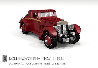 Rolls-Royce Phantom II Continental Sport Coupe (1933 - Freestone & Webb)