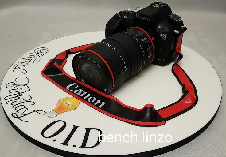 Cannon Camera Themed Cake by Ben Linzo