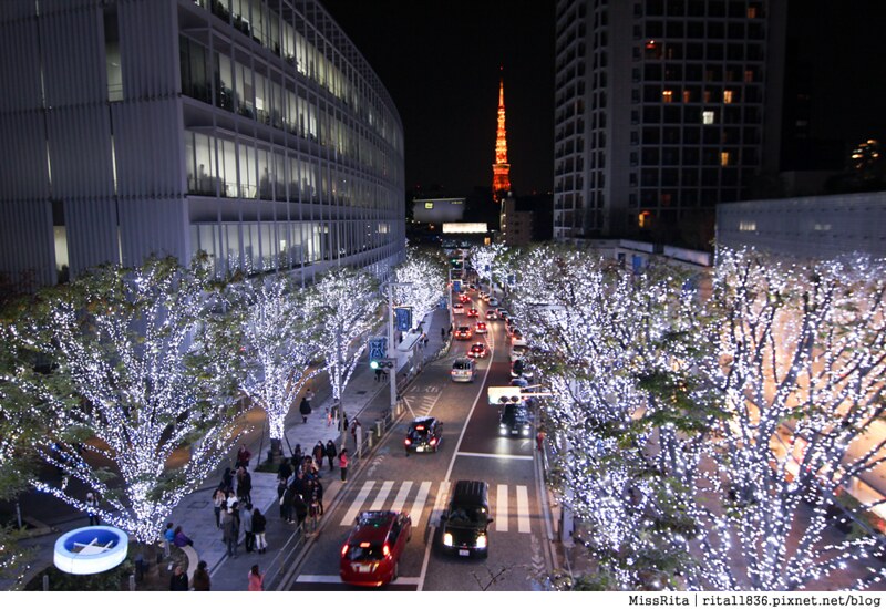 日本東京 東京夜景 六本木之丘 六本木Hills 六本木夜景 Tokyo city view 六本木大道 東京聖誕點燈 2014東京點燈14