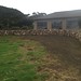 Stone wall : new lawn