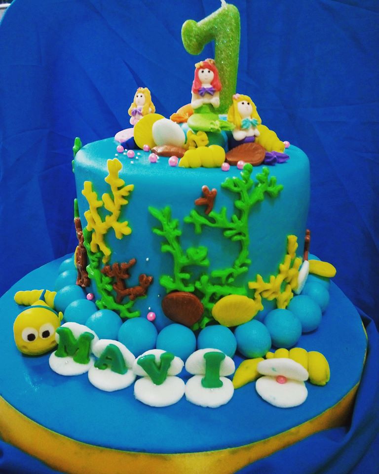Little Mermaid Themed Cake by Evangeline Laguinday Orfano