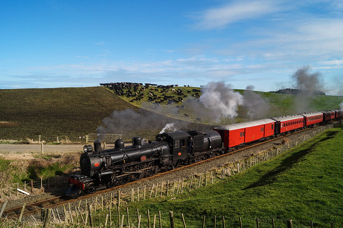 locomotive engine transport steam newzealand train railway railroad narrowgauge rail nzr railfan preservation heritage ab 462