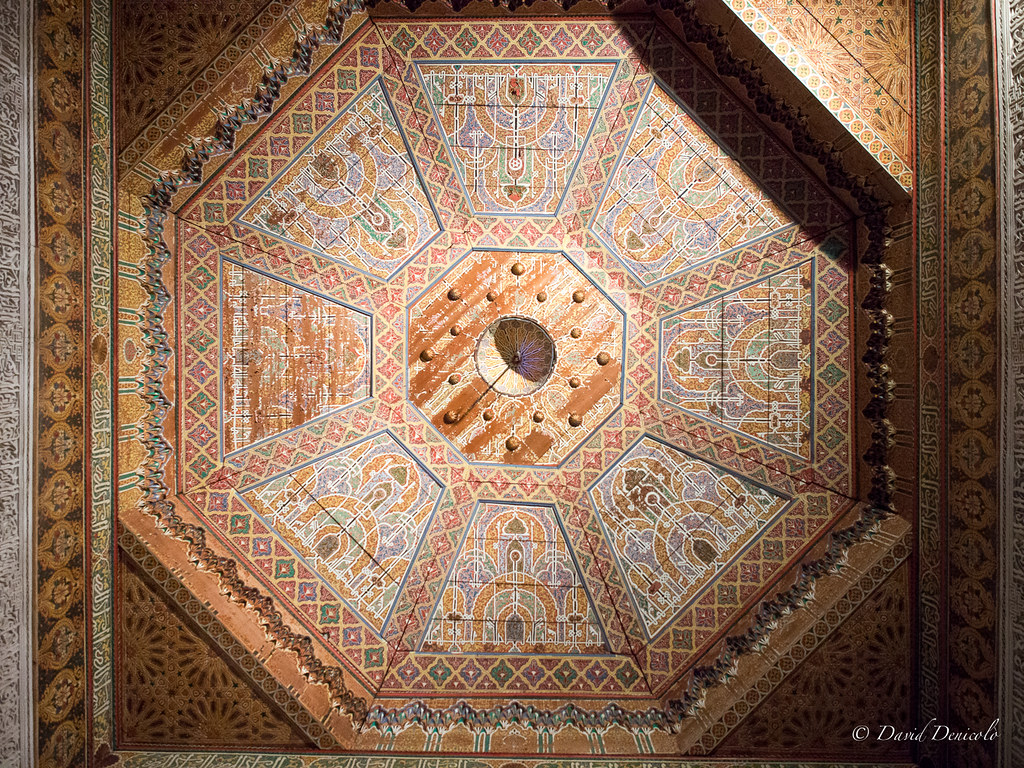 Palace Baiha's Ceiling Marrakech