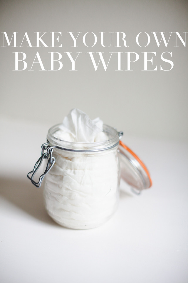 Make your own baby wipes (+ make-up removing wipes and cleaning wipes too)