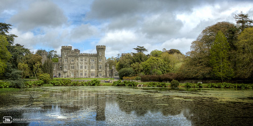 park trees ireland reflection castle history castles water landscape pond scenery estate historic wexford palaces johnstown cottages statelyhomes manorhouses fifteenthcentury