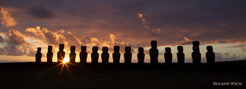 easter de island statues moai isla pasqua tongariki osterinsel tofariki