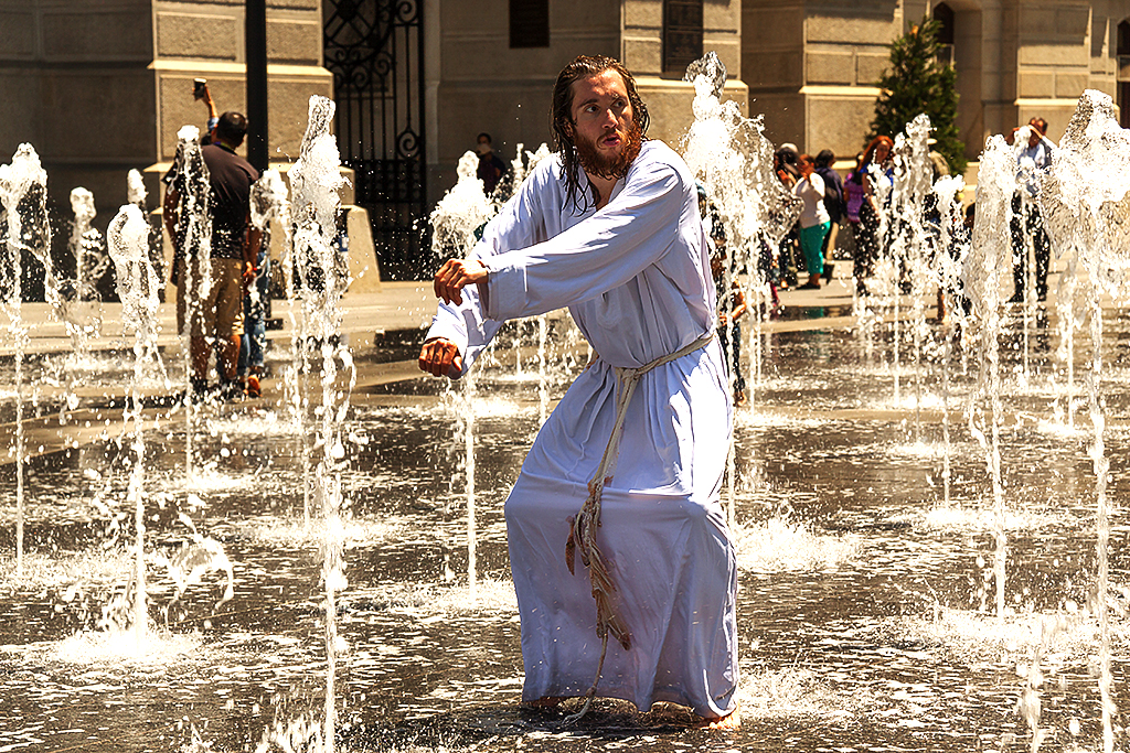Philly Jesus on 5-10-16--Center City 4