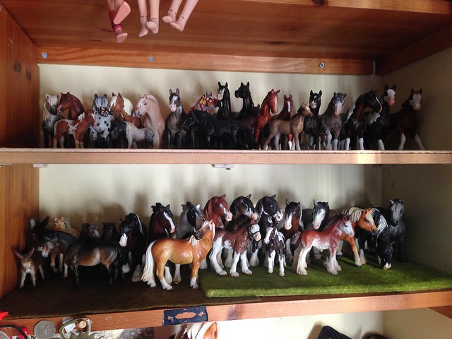 New shelves for the ponies!
