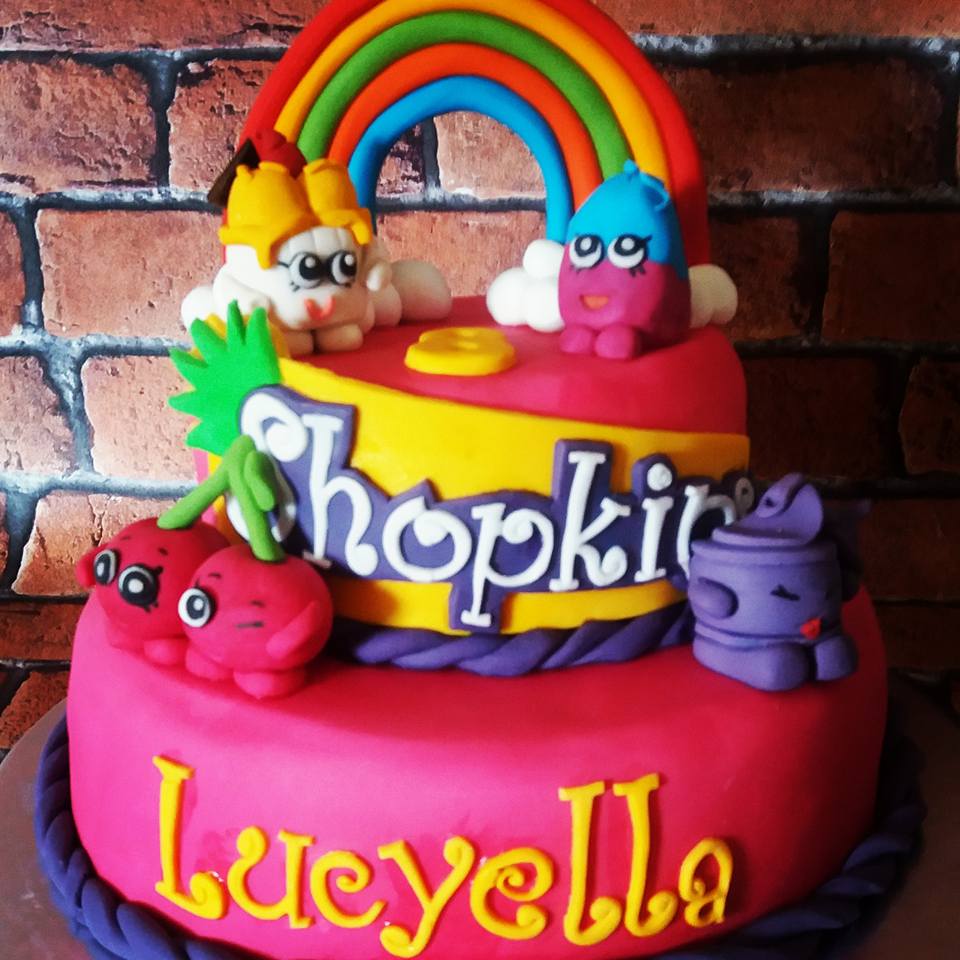 Colorful and Cute Cake by Bex Powell‎