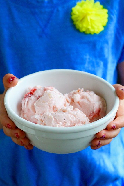 strawberry rhubarb frozen yogurt