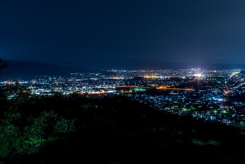 芦山公園 夜景 越前市 福井県 日本 jp