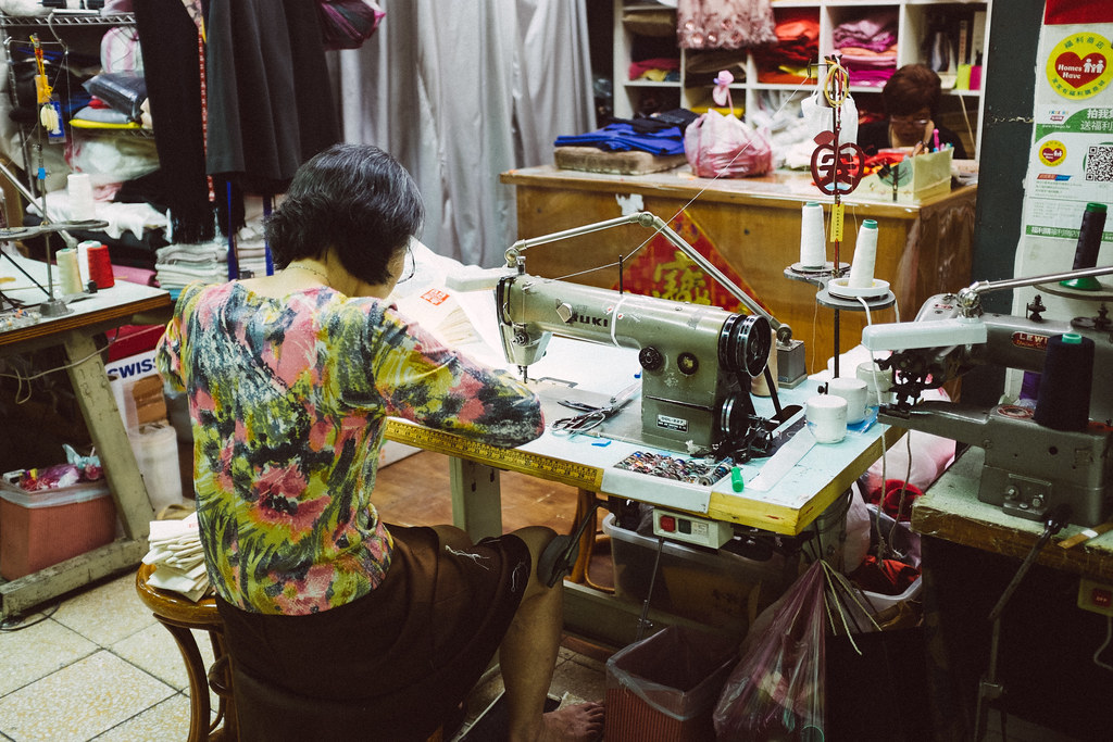 el mercado de las telas en dihua street