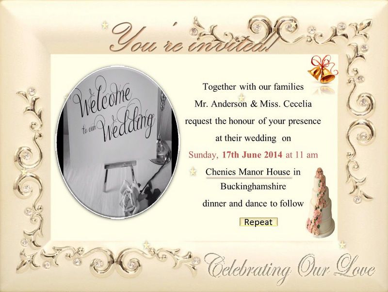 Formal wedding invitation letter to colleagues