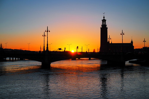 city sunset sky sun water colours sweden stockholm olympus omd em10