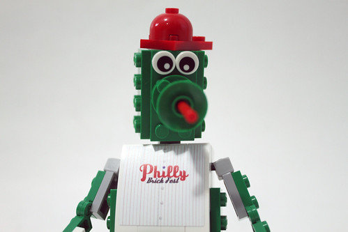 Philly Brick Fest 2015 LEGO Phillie Phanatic