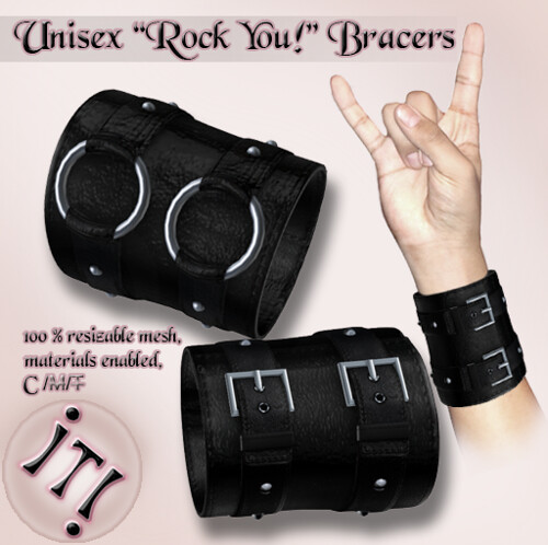 !IT! - Unisex Rock you! Bracers Image