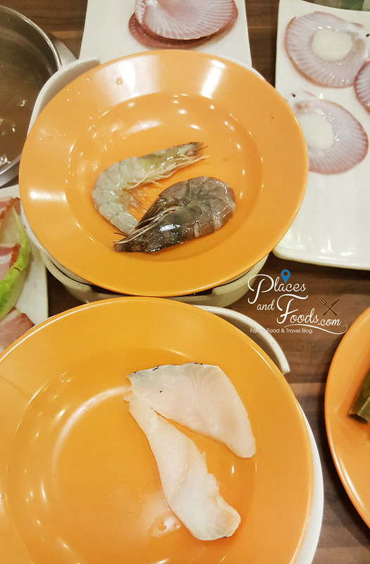 shasa shabu steamboat buffet pandah indah fish and prawn