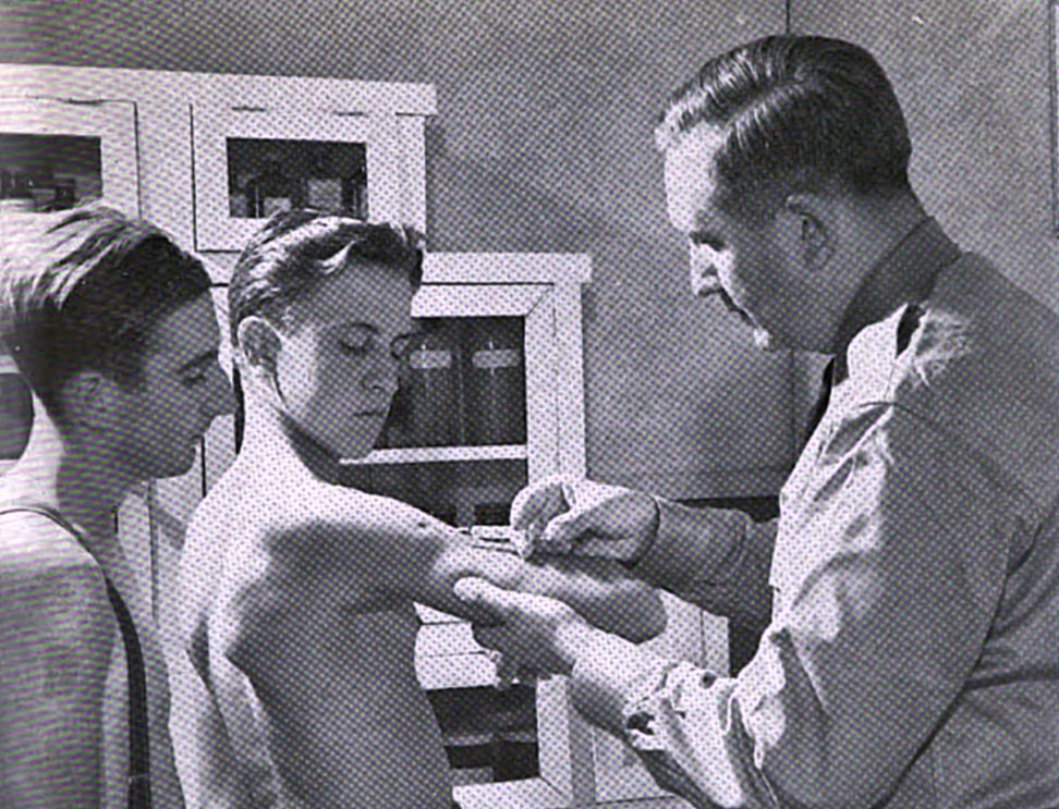 The Medical Physical Exam 1941 Source Of Photograph Fed. 