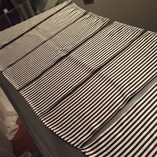 Slinky Striped Top - In Progress