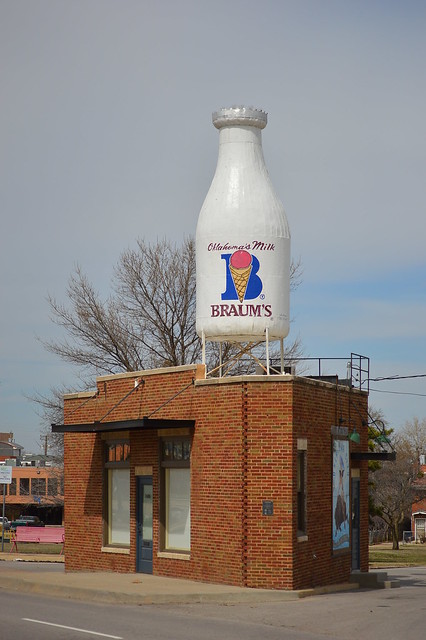 Milk bottle building
