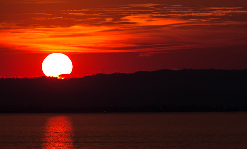 italien sunset italy orange lake water canon lago eos garda wasser sonnenuntergang di 70300mm tamron gardasee pacengo 70d